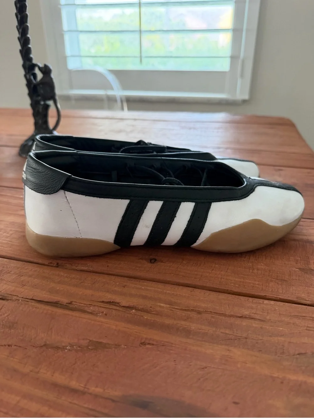 Adidas taekwondo ballet flats - classic White & Black